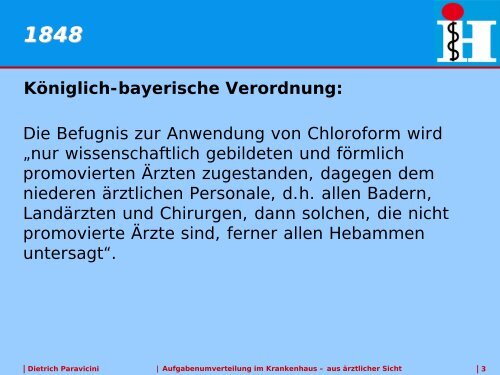 Aufgabenumverteilung im Krankenhaus â aus Ã¤rztlicher Sicht