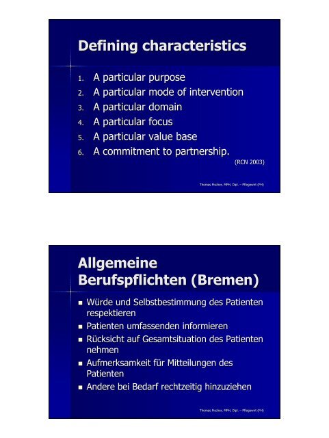 Patientenzuteilung Primary Nursing