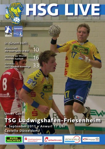 TSG Ludwigshafen-Friesenheim - HSG Düsseldorf
