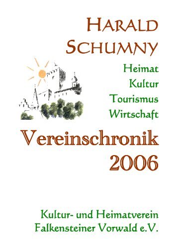 2006: Verein im 35sten Jahr - Kultur- und Heimatverein