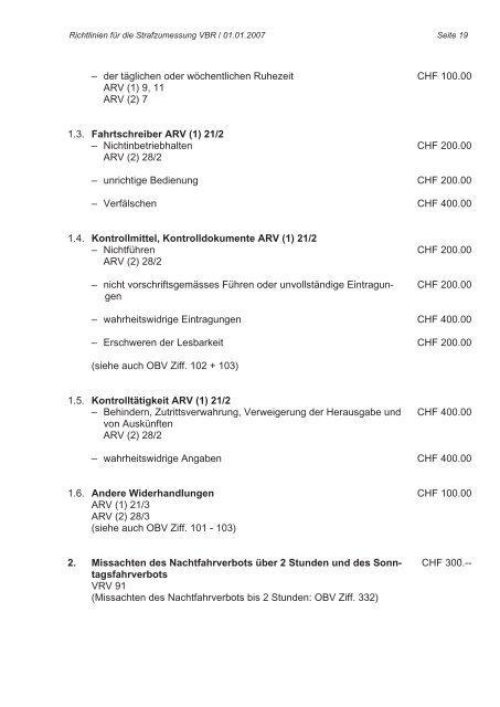 Anhang I / Berechnung des Tagessatzes