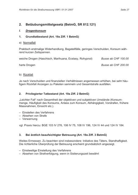 Anhang I / Berechnung des Tagessatzes