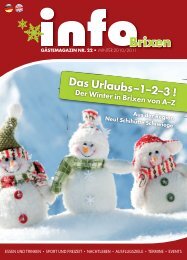 info Brixen - Unterwegs Gästemagazin