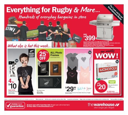 Everything for Rugby & More... - The Warehouse