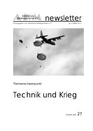 Technik und Krieg - Portal Militärgeschichte - Arbeitskreis ...