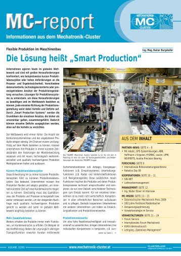 Die Lösung heißt „Smart Production“ - ACIN - Technische Universität ...
