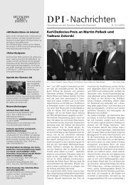 DPI-Nachrichten 1/2007 - Deutsches Polen Institut