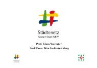 Das Städtenetz Soziale Stadt NRW und seine nationale - Deutscher ...