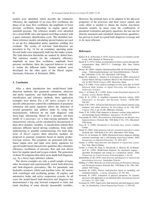 Model-based fault-detection and diagnosis ... - web page for staff