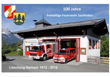 Festschrift - Freiwillige Feuerwehr Saalfelden