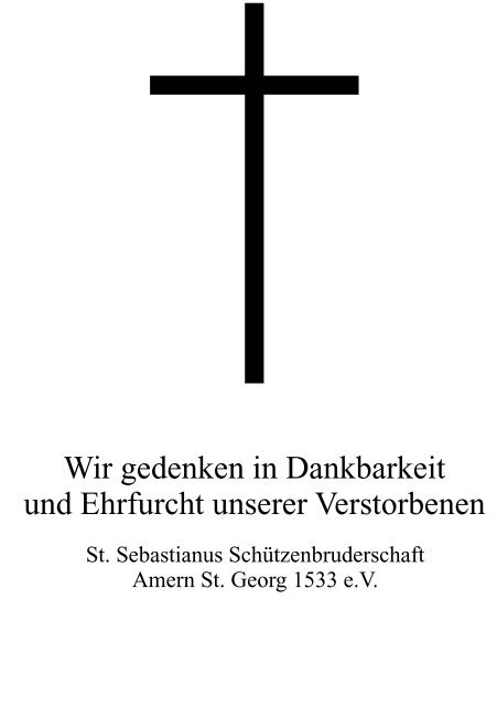 E S T Z Eitschrif - bei der Sebastianus Schützenbruderschaft Amern ...