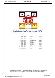 Meisterschaftswertung 2008 - DRCV