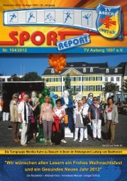 Diesen Sport Report will ich lesen! - TV Asberg 1897 eV