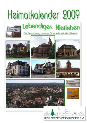 Kalender 2009 Bilder fertig.pub - Nietlebener Heimatverein eV