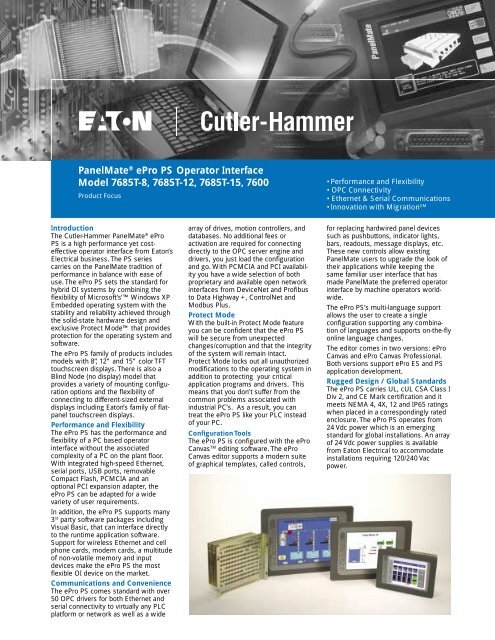 Eaton Panelmate Power Pro Software Eaton Panelmate Power Pro Software