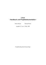 Linux - Handbuch und Projektdokumentation -