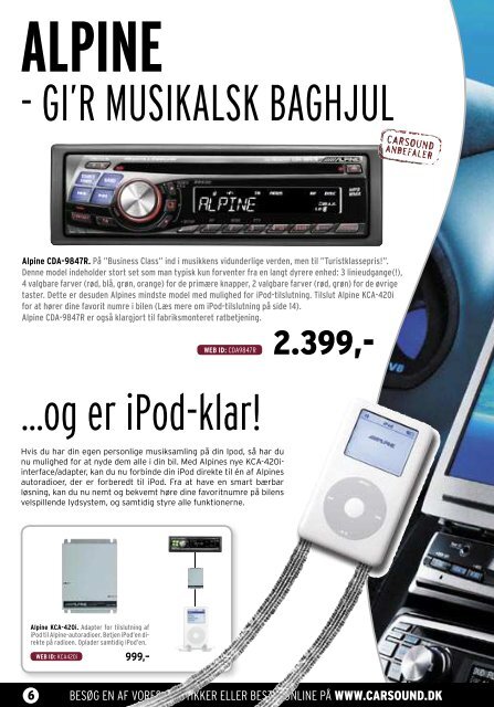 bedre lyd i bilen - CARSound Bilstereo