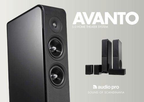 audio pro AVANTO FS-20 ペア audio pro AVANTO FS-20 ペア