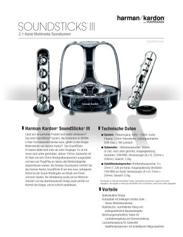 SoundStickS® iii - Harman Kardon