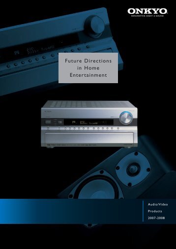 ONKYO Hauptkatalog 2007-2008