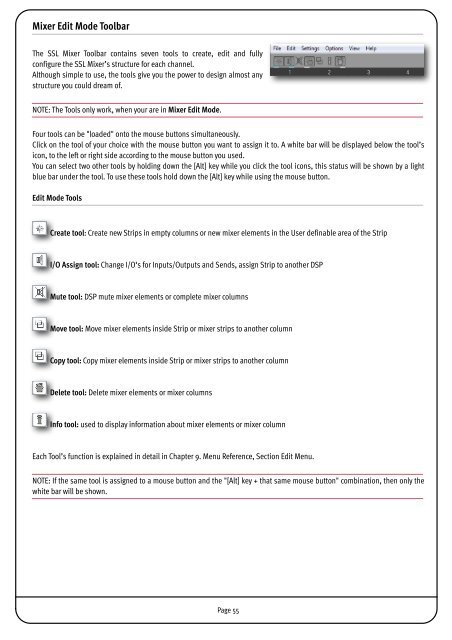 SSL Mixer Manual - Absolute Professional Audio