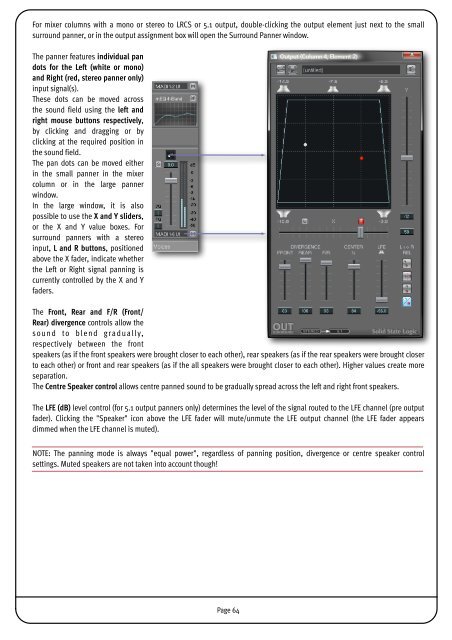 SSL Mixer Manual - Absolute Professional Audio