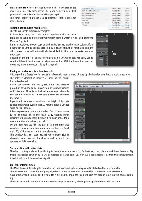 SSL Mixer Manual - Absolute Professional Audio