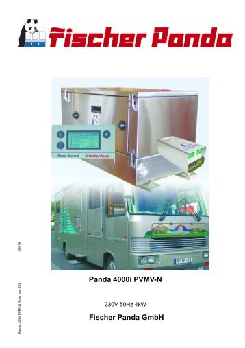 Panda 4000i PVMV-N Fischer Panda GmbH - Ysebaert