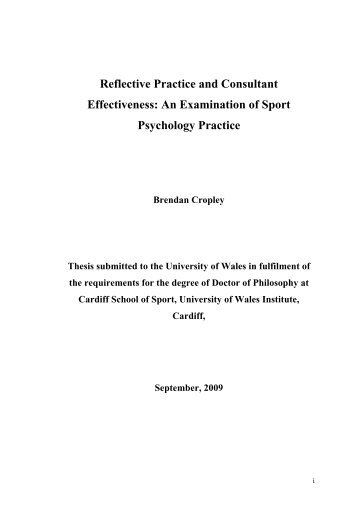 Complete Thesis - Brendan Cropley.pdf - University of Wales ...