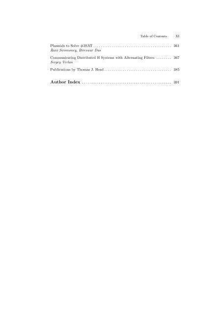 LNCS 2950 - Aspects of Molecular Computing (Frontmatter Pages)