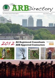 Directory - Arboricultural Association