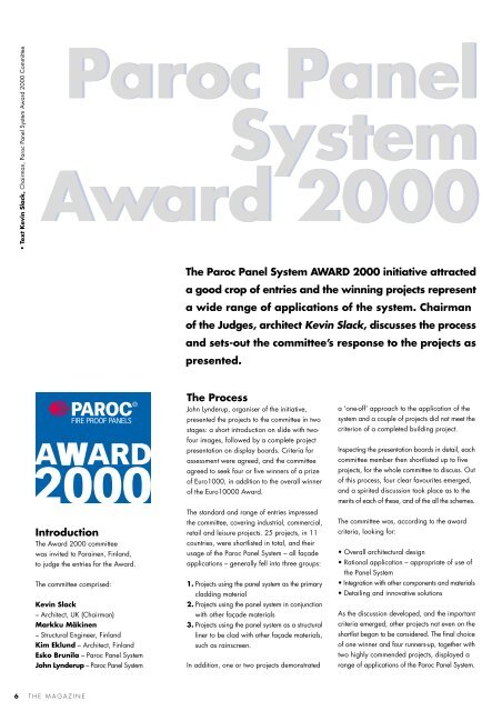 paroc panel system magazine