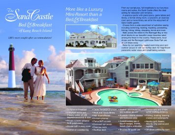 SC and astle Bed Breakfast of Long Beach Island - The Sand Castle ...