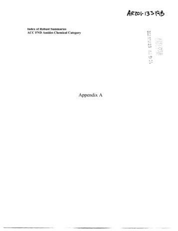 Fatty Nitrogen Derived Amides Robust Summary