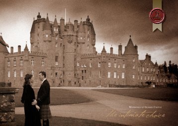 Weddings Brochure - Glamis Castle