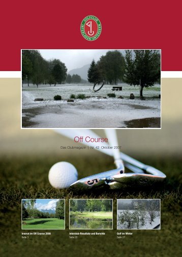 Off Course - Golfclub Interlaken-Unterseen