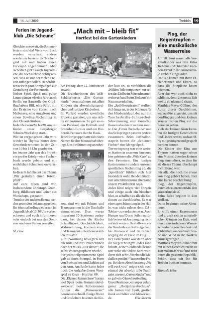 AMTSBLATT August 2009 - IOS –Projekt an der Goetheoberschule ...