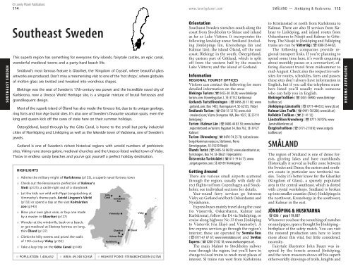 Southeast Sweden - Lonely Planet