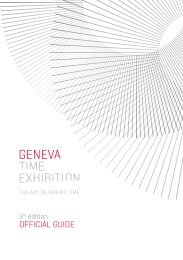 OFFICIAL GUIDE - Geneva Time Exhibition