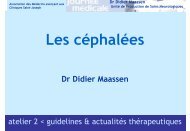 Les céphalées Dr Didier Maassen - CHC