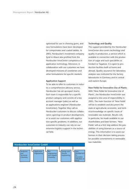 Management Report - Nordzucker AG