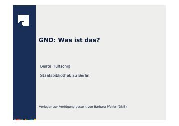 GND - Deutscher Museumsbund