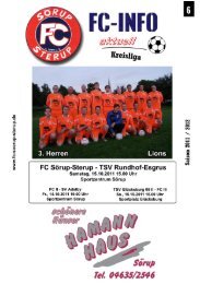Tobias Lorenzen - FC Sörup-Sterup v.1999 eV