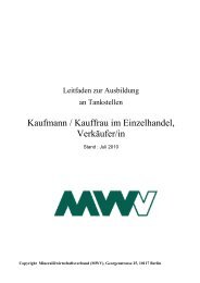Kaufmann / Kauffrau im Einzelhandel, Verkäufer/in - MWV