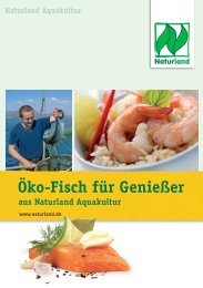 Öko Fisch für Genießer (pdf-Datei, 1,3 - Naturland