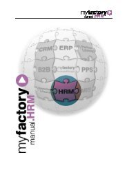 Handbuch HRM - Myfactory