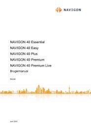 Download Dansk manual - NAVIGON.com