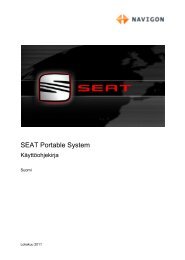 SEAT Portable System - NAVIGON.com