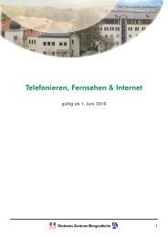 Telefonieren, Fernsehen & Internet - Diabetes Zentrum Mergentheim