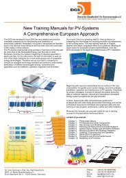 DGS Leitfaden Photovoltaik in Englisch (Planning & Installing